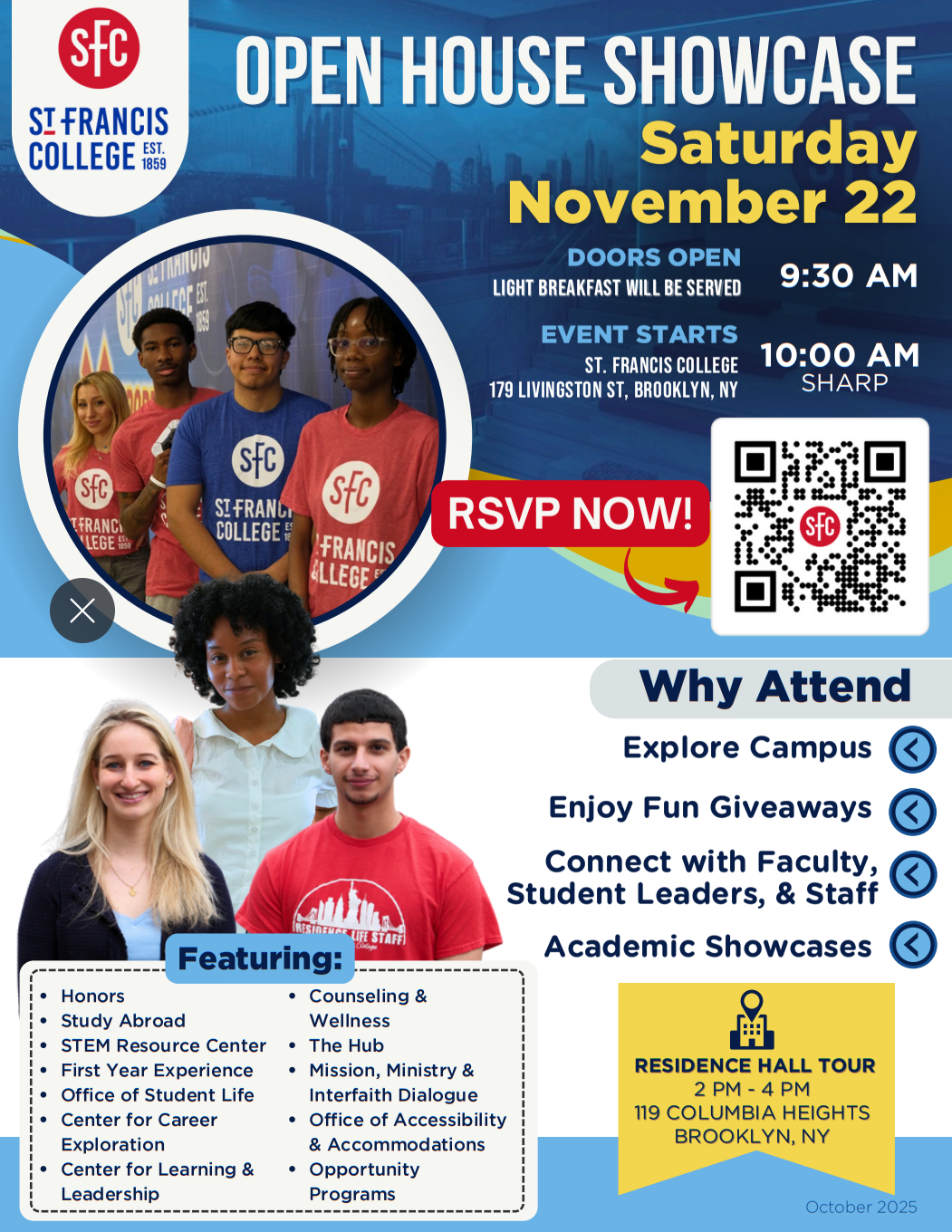admissions flyer